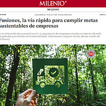 Fusiones, la va rpida para cumplir metas sustentables de empresas